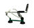 Self-weighted rower - outdoor fitness equipment 0