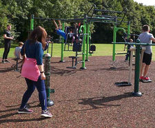 Outdoor gym helps Parish Council's community get fitter