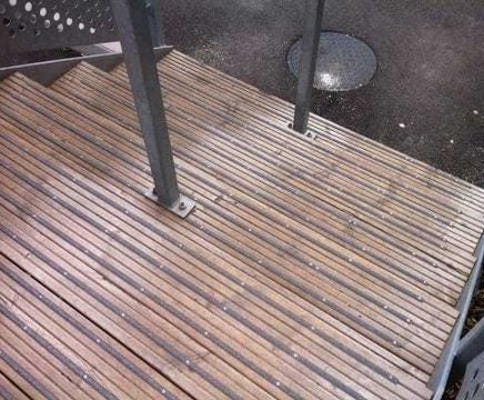 Keeping decking slip-free during colder months