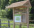 Bangor 71011 timber noticeboard with roofed shelter 4