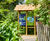 Bangor 71011 timber noticeboard with roofed shelter 5