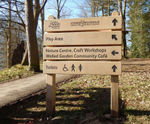 Brecon 71005 oak timber ladder signs