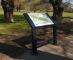 Wayfinding and interpretation signage - Arnos Park