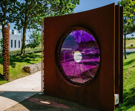 Corten steel sculptures for Science Park