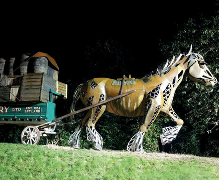 Leyland Horse 4m-high sculpture