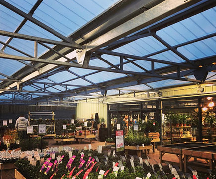 Canopy design and manufacture - Bayview Garden Centre