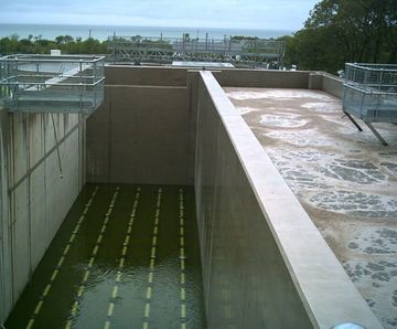 Temporary or permanent biological treatment plant