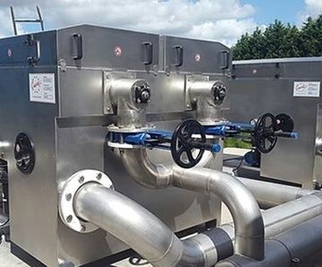 Micro Screen - suspended solids and phosphorous removal