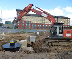 Stormwater management system for Luton Airport expansion