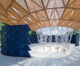 Geocellular water storage for Serpentine Pavilion