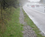 Granular treatment media prevents road run-off pollution