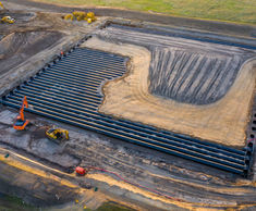 Largest Weholite wastewater storage tank in Scotland