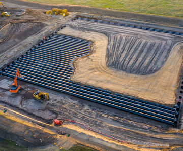 Largest Weholite wastewater storage tank in Scotland