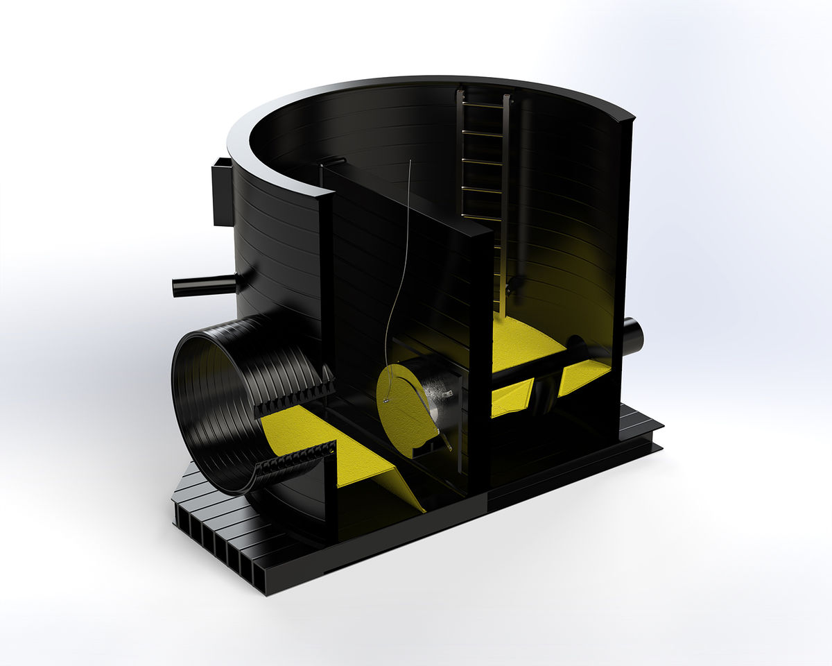 SDS Weholite flow control chambers SDS ESI External Works