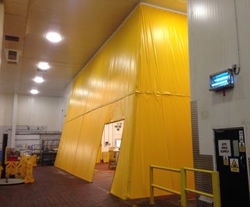 Contamination control during refurbishment works