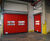 Partitioning divides process area and clean room 1