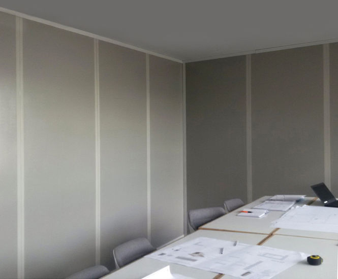 Hoardfast Soundscreen - modular perforated sound reduction panels