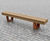 Type 1 up-cycled greenheart timber and corten bench 1