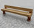 Type 4 up-cycled greenheart timber bench 0