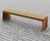 Slab Side corten steel and up-cycled greenheart bench 3