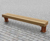 Type 6 up-cycled greenheart timber bench - on this page