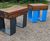 Type 7 up-cycled greenheart timber seat 1