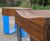 Type 7 up-cycled greenheart timber seat 2