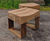 Type 7 up-cycled greenheart timber seat 0