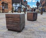 Bespoke reclaimed timber seating – Stratford-upon-Avon - on this page