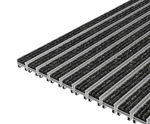 Top Clean TREND aluminium indoor entrance matting, ribbed carpet