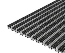 Top Clean TREND aluminium indoor entrance matting, ribbed carpet