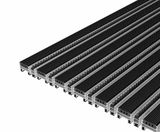 Top Clean TREND aluminium outdoor entrance matting grooved rubber - on this page