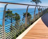 Jakob stainless steel wire rope balustrade infill - on this page