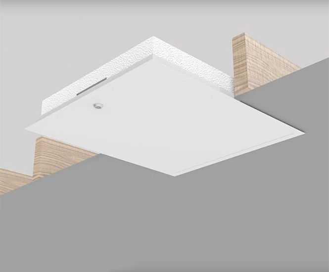 AT35 airtight loft hatch Part L compliant Jupiter Blue