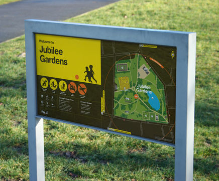 Park wayfinding - daisy