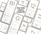 Flexible internal sign system - eva