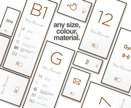 Flexible internal sign system - eva