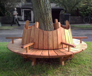 Bespoke timber tree seats