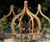 Shallot Onion - small handmade, steam-bent oak shelter with seating 0
