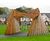 Twisting Frame - handmade timber pergola for shelter and play 4