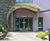Green roof, shingle and steel entrance canopies 2