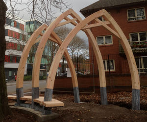 Gothic timber arches - Swanswell Park
