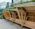 Armadillo seating shelters with green roofs for hospital 5