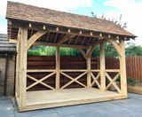 Bespoke oak summerhouse for private garden - on this page