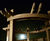 Oak pergola with steam-bent laminated rails at show home 2