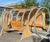 Hoop shelter with green roof for secondary school 0