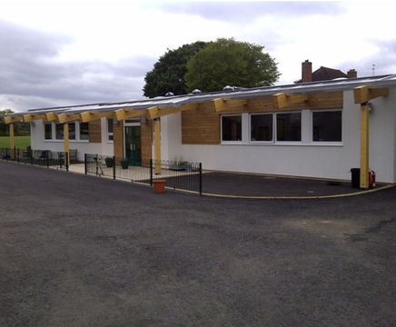 Energy efficient hybrid heating system for Ashley School