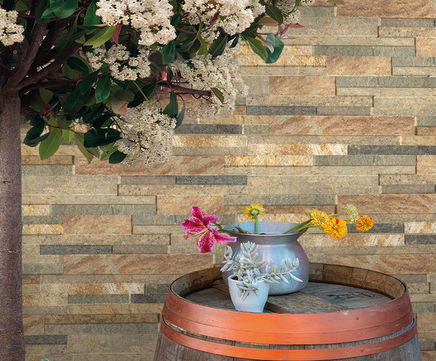 Porcelain wall cladding