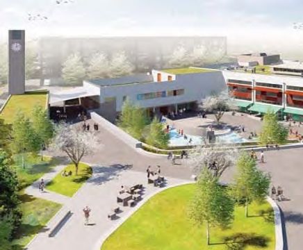 Waterproof Concrete for Green Roof, Rivergate Centre 