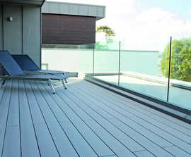 Decking for luxury homes overlooking Poole Harbour